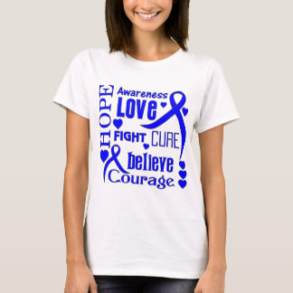 Dysautonomia Hope Words Collage T-shirt