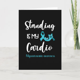 Dysautonomia Warrior POTS Awareness Month Ribbon Kaart