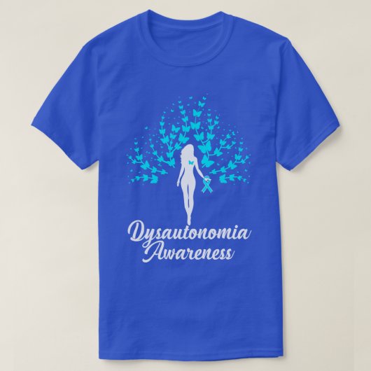 Dysautonomie bewustzijn krijger overlevende t-shirt (Design voorkant)