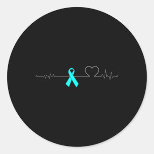 Dysautonomie Heartbeat Pulse EKG NCS Sterke POTS Ronde Sticker