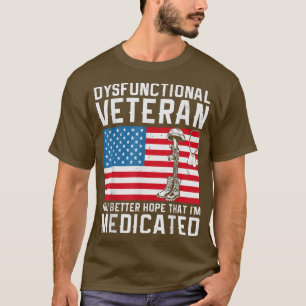 Dysfunctioneel veteraan t-shirt