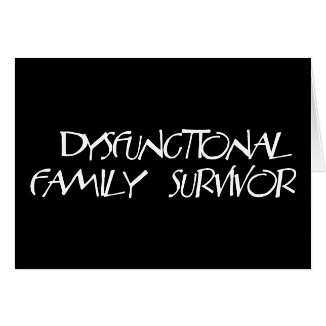 Dysfunctionele familie (Voorkant Horizontaal)