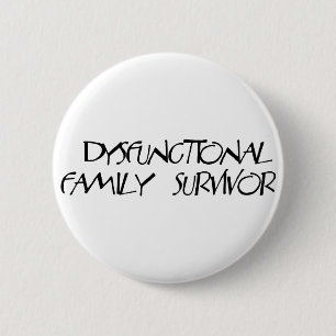 Dysfunctionele familie ronde button 5,7 cm