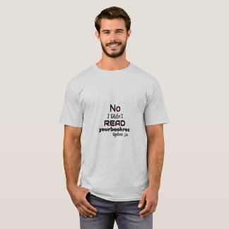 Dyslectische T-shirt - Nee, ik heb je boekaanbevel