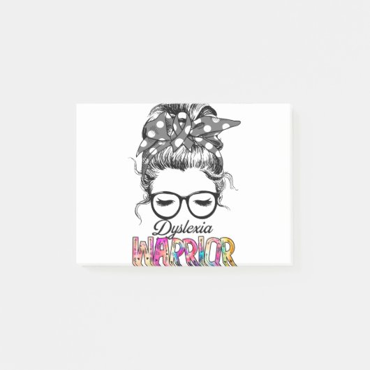 Dyslexia Awareness Month Ribbon Giften Post-it® Notes (Voorkant)