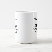 Dyslexic Mug - No, I didn't read the book Koffiemok (Center)