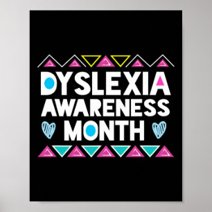 Dyslexie Awareness Month Product Dyslexie Awarenes Poster