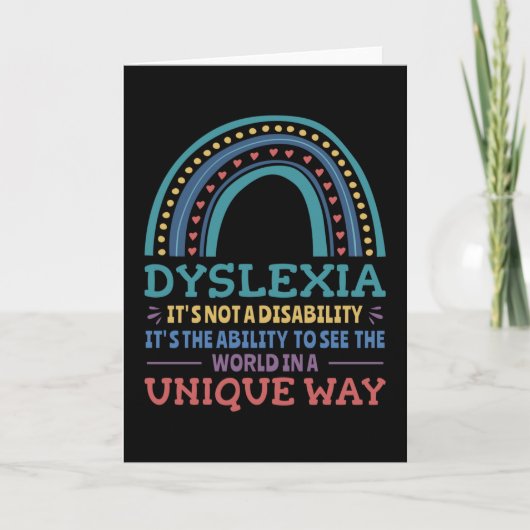 Dyslexie Bewustheid Dyslexie Kaart (Voorkant)
