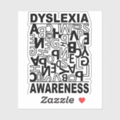 Dyslexie Bewustheid Dyslexie Leerlingen Studenten Sticker (Vel)
