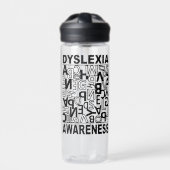 Dyslexie Bewustheid Dyslexie Leerlingen Studenten Waterfles (Voorkant)