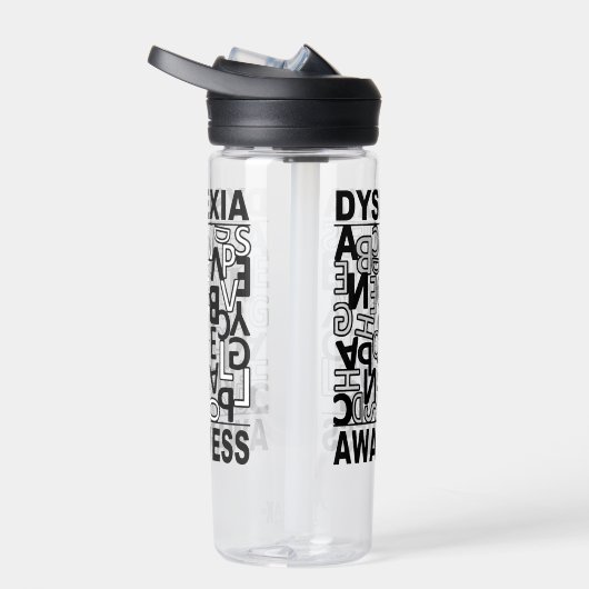 Dyslexie Bewustheid Dyslexie Leerlingen Studenten Waterfles (Rechts)
