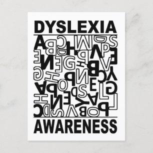 Dyslexie Bewustzijn Dyslexie Docenten Studenten Briefkaart