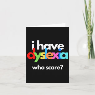 Dyslexie Bewustzijn Maand Week Dyslexische therapi Kaart