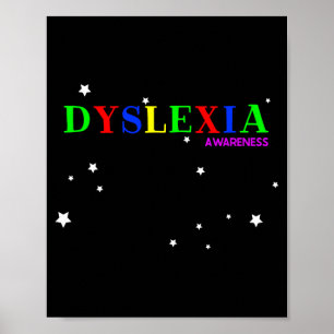 Dyslexie bewustzijn performance  poster