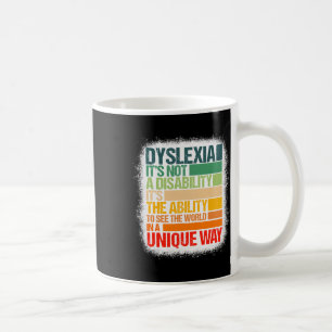 Dyslexie Het is geen handicap Dyslexie Bewustheid Koffiemok