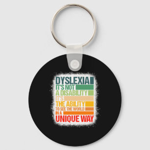 Dyslexie Het is geen handicap Dyslexie Bewustheid Sleutelhanger