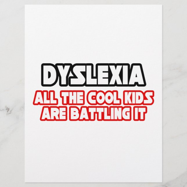 Dyslexie... Koel Kind (Voorkant)