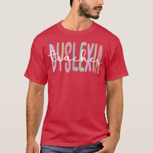 Dyslexie Leerder Dyslexische therapie Dyslexie Lee T-shirt
