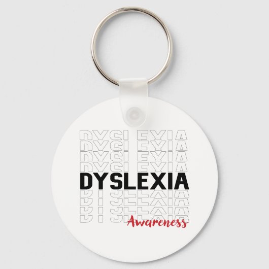 Dyslexie Sleutelhanger (Voorkant)