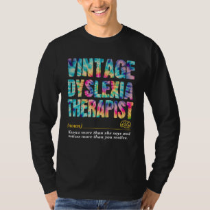 Dyslexie Therapeut Dankbaarheid Week Terug naar Sc T-shirt