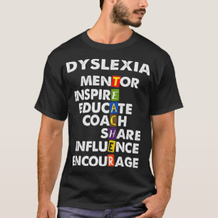 Dyslexie Therapist Proud Educatie Dyslexie T-shirt