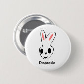 Dyspraxie Ronde Button 5,7 Cm (Voorkant /achterkant)