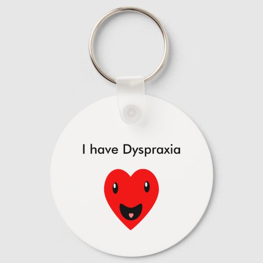 Dyspraxie Sleutelhanger (Voorkant)