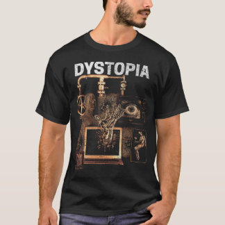 Dystopia - Techno-Dystopian Streetwear Design T-shirt