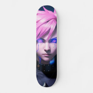 Dystopian Cyberpunk Sci-Fi Future Street Punk 01 Skateboard