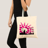 Dystopian landschap tote bag (Voorkant (product))