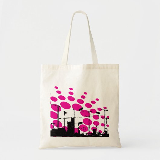 Dystopian landschap tote bag (Voorkant)