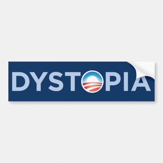 Dystopie Bumpersticker (Voorkant)