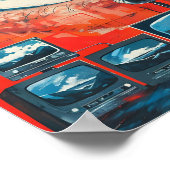 Dystopisch waakzaam oog poster (Hoek)