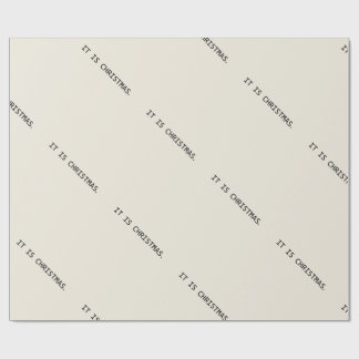 Dystopische kerst cadeaupapier