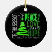 Dystrophie musculaire Noël 1 Ornements (Dos)