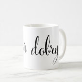dzień dobry Good Morning polonais Mug (Devant droit)