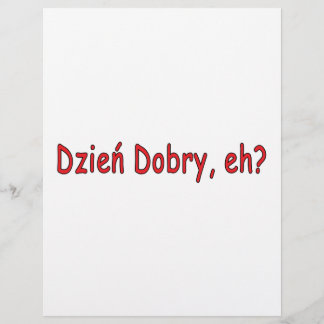 Dzien Dobry, hè? Flyer