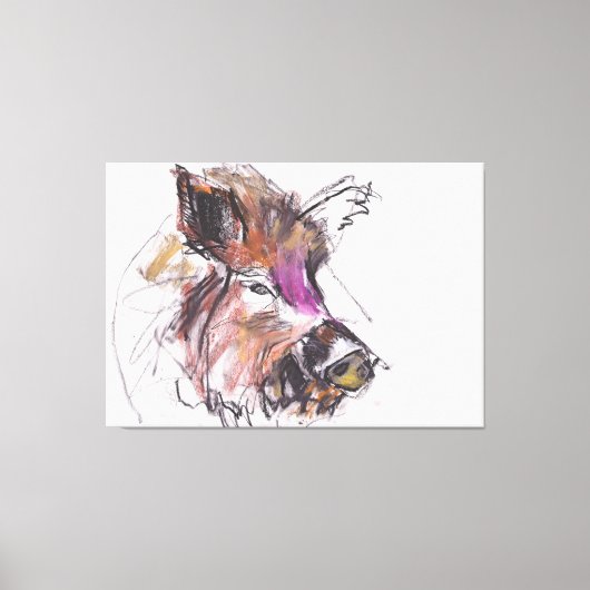 Dzik Canvas Afdruk (Voorkant)