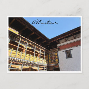 dzong dak paro briefkaart