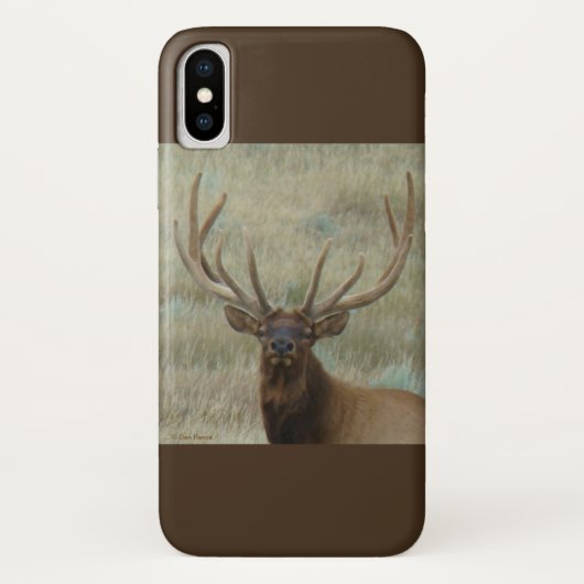 E10 Bull Elk in Velvet Head Shot Case-Mate iPhone Case (Achterkant)