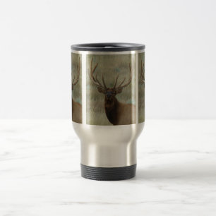 E10 Bull Elk in Velvet Reisbeker