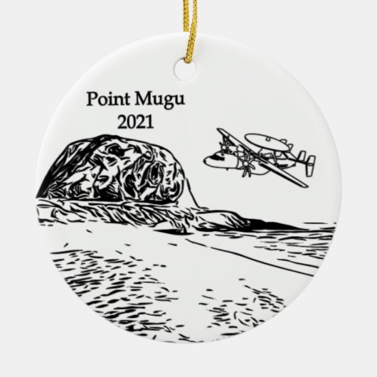 E2 Point Mugu Rock Ornament (Voorkant)