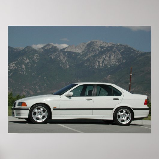 E36 M3 Sedan Poster (Voorkant)