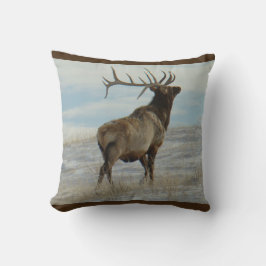 E58 Bull Elk Lucky 13 Bull Kussen