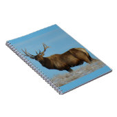 E62 Bull Elk Sky Lined Notitieboek (Rechterzijde)