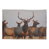 E66 Elk bull en Koeien Kussensloop (Achterkant)