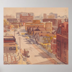 E 18th Street Looking South – Hopper Print