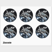 E-2 Hawkeye Ronde Sticker (Vel)