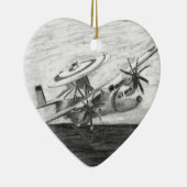 E-2C Hawkeye (Screwtop) Keramisch Ornament (Rechts)