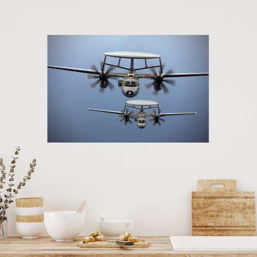 E-2D Hawkeye Poster (Keuken)